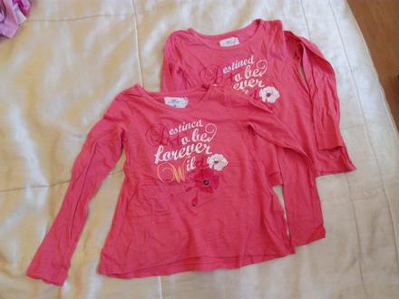 2 tričká hm - cena spolu, 116