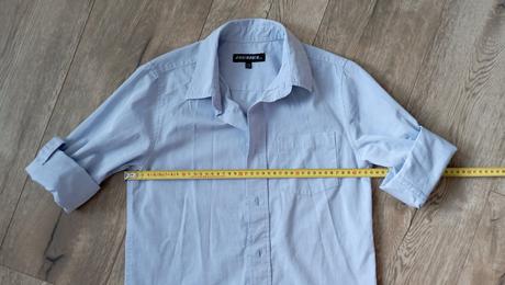 Jednoduchá svetlomodrá košeľa, rebel,140