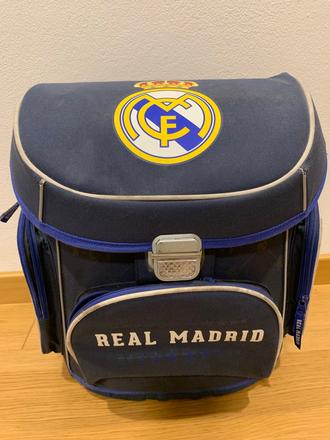 Fc real madrid modrá školská taška,