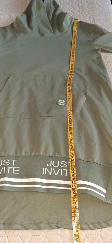 Tuniko-šaty megi s kapucňou xl, xl