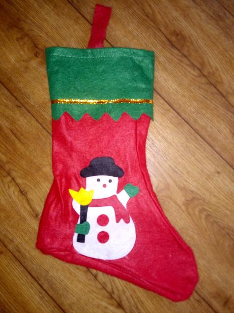 Mikulašska čižmička na zavesenie z filcu 30cm,