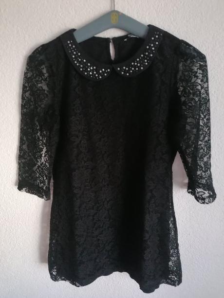 Tričko s čipkou, f&f,40