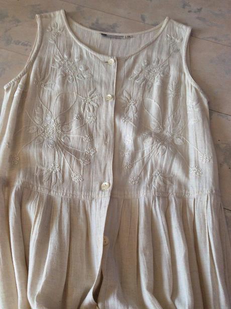 Luxusné ľanové šaty, l