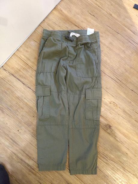 Nohavice bez zapínania bavlnené tenšie 122, h&m,122