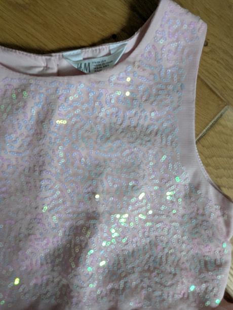 Šaty s tylovými volánikmi, h&m,134