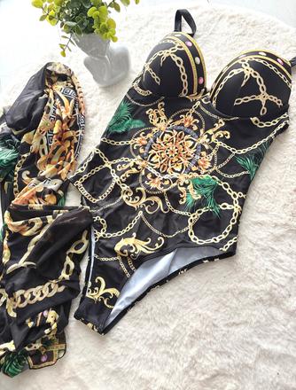 Plavky plus šatka, m