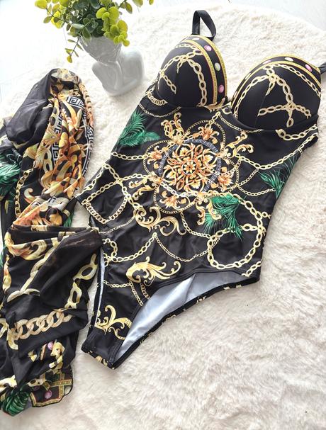 Plavky plus šatka, m