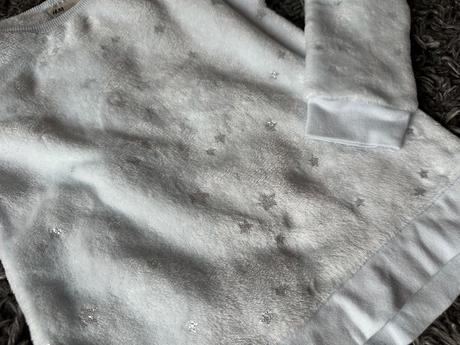 Trblietavé plyšové pyžamko, h&m,128