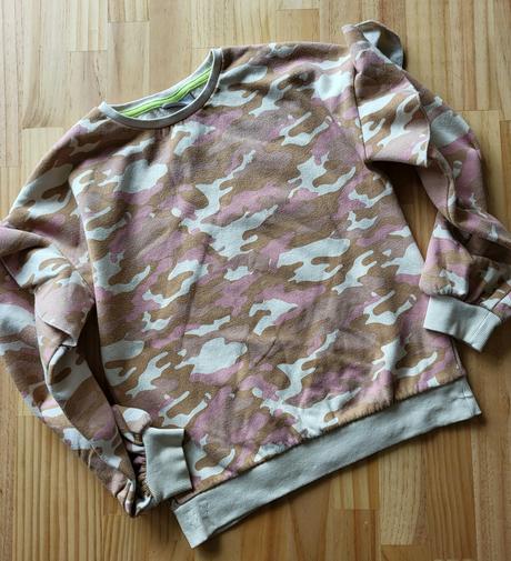 Maskáčová mikina girlswear na 10 rokov, matalan,140