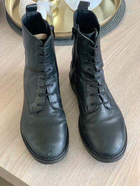 Kotníkové topánky šnurovacie +zips, zara,36