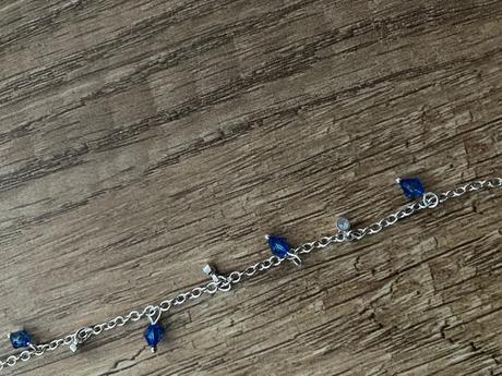 Retiazka na nohu, modra zn. avon (b14), avon