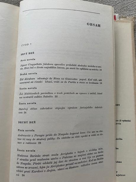 Krásna stará retro kniha príbehy z dekameronu 1970,