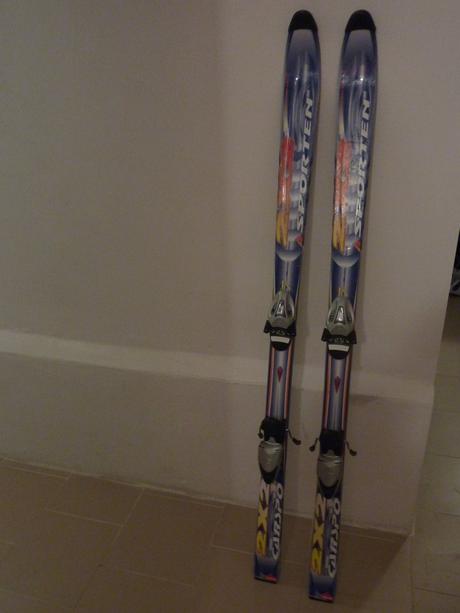 Zjazdové lyže, sporten carspo,150cm, 150-159 cm