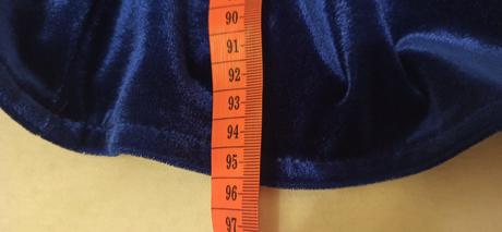 Zľava zamatové spoločenské šaty - parížska modrá, 38