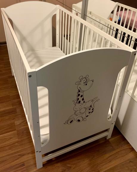 Detská postieľka s matracom, šírka (cm): 60,dĺžka (cm): 120