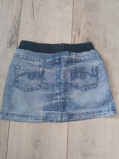 Dievčenská modrá džínsová sukňa f&f (4-5 r.), f&f,110