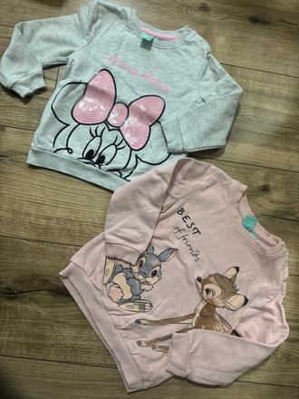 Krásne mikiny pre dievčatko 2ks 86, pepco,86