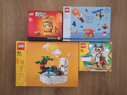 Lego sety zvieratkovské - nové, neotvorené,