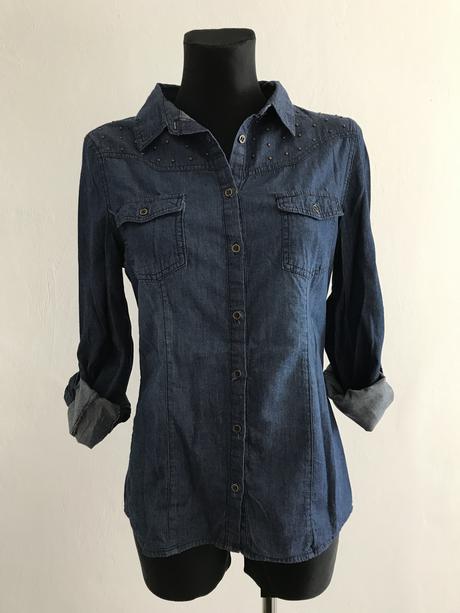 Riflová košeľa yessica, yessica,36