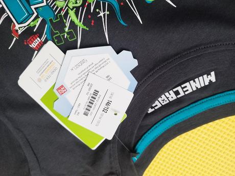 Tričká 3 ks, minecraft, 152