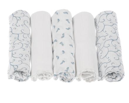 Bavl. plienky motherhood classics modré 5ks, 