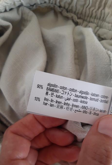 Plátenné nohavice, zara,164