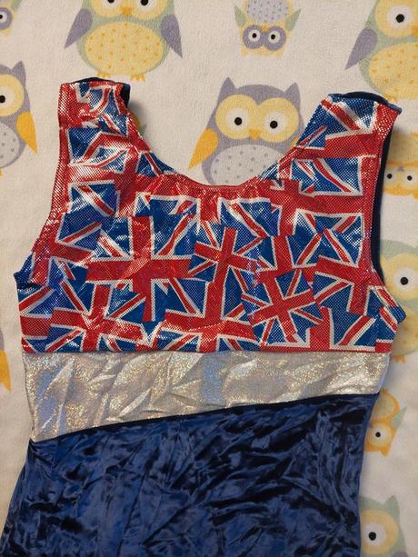 Gymnastický značkový dres uk veľ.10 / 152-164, 158