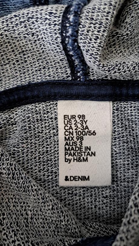 Mikina s kapucňou, h&m,98