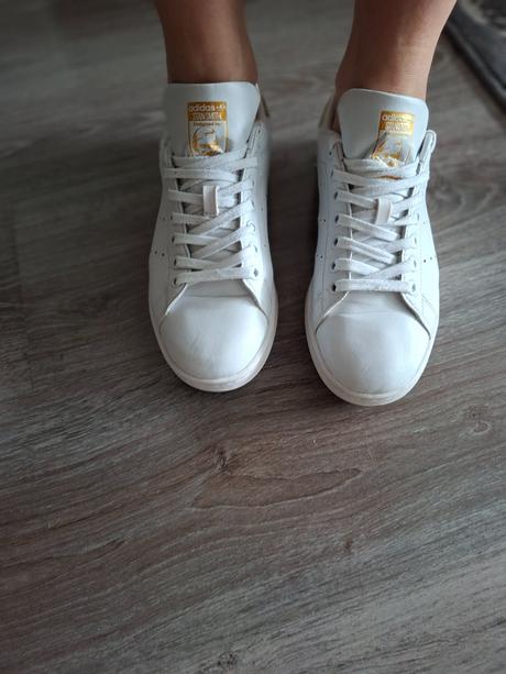 Bielo zlate tenisky adidas, adidas,39
