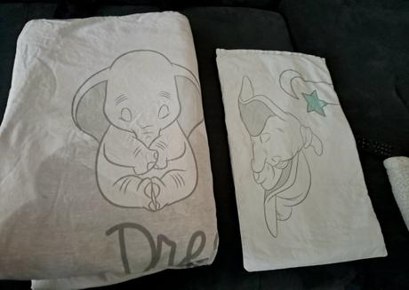 Detsky paplón dumbo, šírka (cm): 80,dĺžka (cm): 120