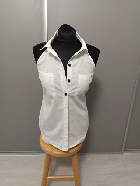 Biela letná košeľa., xs