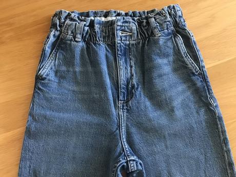 Modré rifle hm, h&m,146