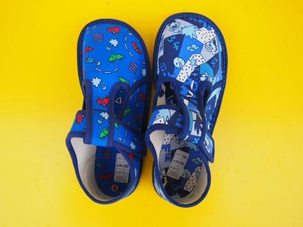 Detské barefoot papucky čechfoot, 29 / 30