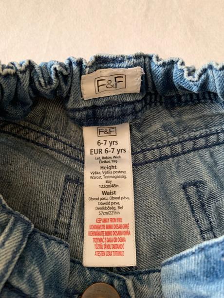 Riflové šortky, f&f,122