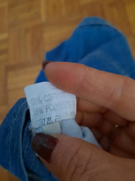 Dievčenská rifľová košeľa/ sako, 158