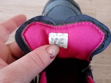 Turistické topánky, 31