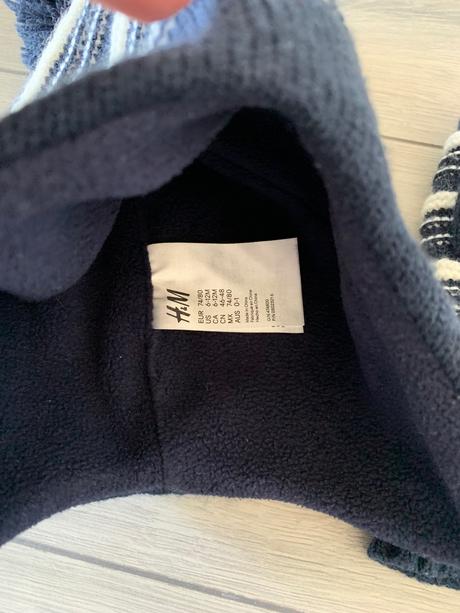 Set ciapka a rukavice, h&m,74