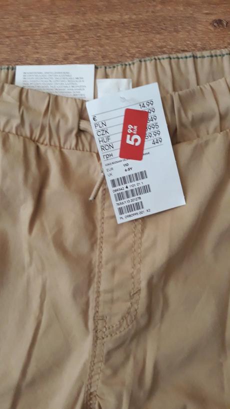 Ľahké športové nohavice h&m, h&m,110