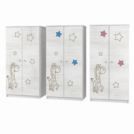 Postel žirafa 140x70 + matrac grátis modrá, šírka (cm): 70,dĺžka (cm): 140