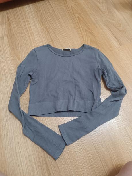 Šedý top, pull&bear,m