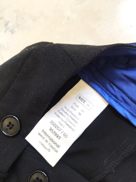 Luxusné cigaretové nohavice na puky, orsay,36