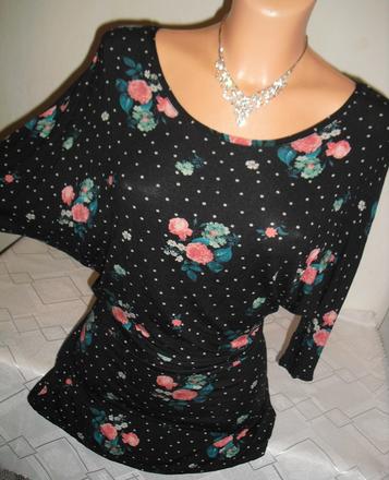 Promod kvietkovana motylia tunika, promod,m