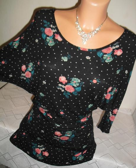 Promod kvietkovana motylia tunika, promod,m