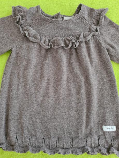 Pletene šatočky/tunika, newbie,74