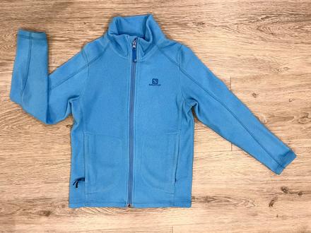 Hrubá fleece mikina salomon 10r., salomon,140