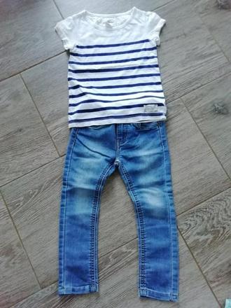 Rifle + tricko, h&m,98
