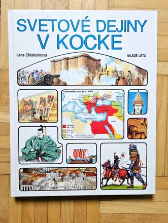 Kniha 'svetové dejiny v kocke', jane chisholm,