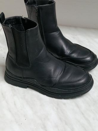 Čižmičky čierne pre dievčatka. vel. 35, reserved,35