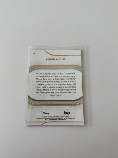 Kartička minnie mouse, 