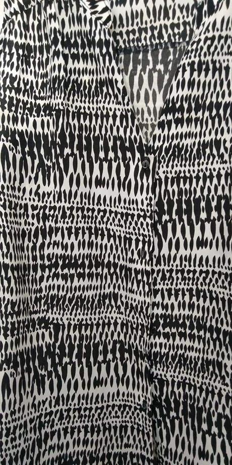 Čierno-biela bluzka, h&m,xs